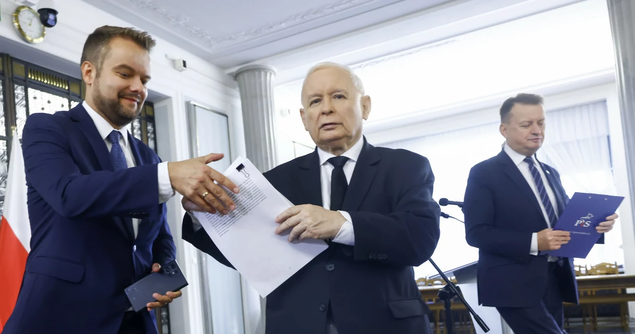 Prezes Jarosław Kaczyński powiedział na konferencji, że decyzja w sprawie prawyborów prezydenckich w PiS jeszcze nie zapadła