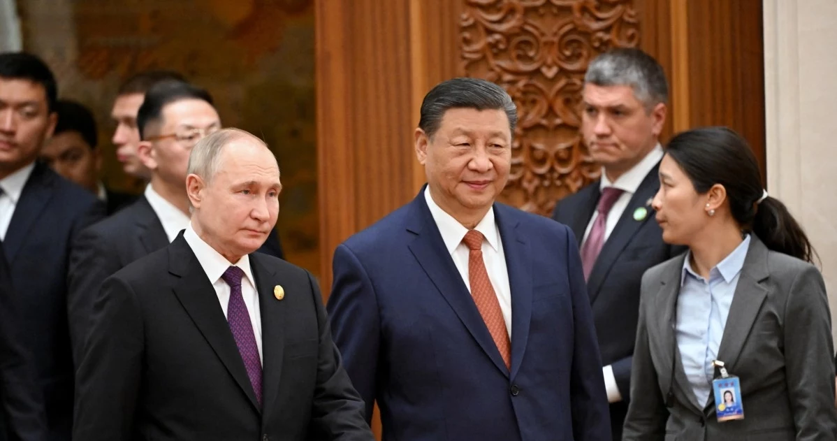 Przywódcy Rosji i Chin: Władimir Putin i Xi Jingping 