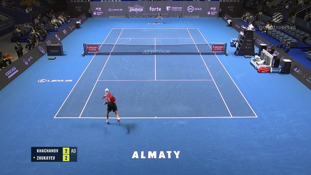 Skrót meczu Beibit Zhukayev - Karen Khachanov.