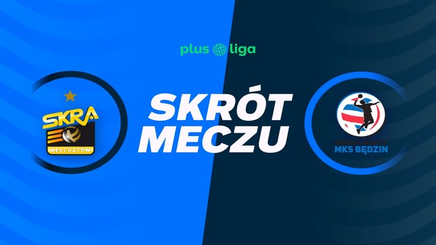 Skrót meczu PGE GiEK Skra Bełchatów - Nowak-Mosty MKS Będzin.