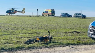 Niebezpieczny wypadek nastolatków. Lądował śmigłowiec LPR