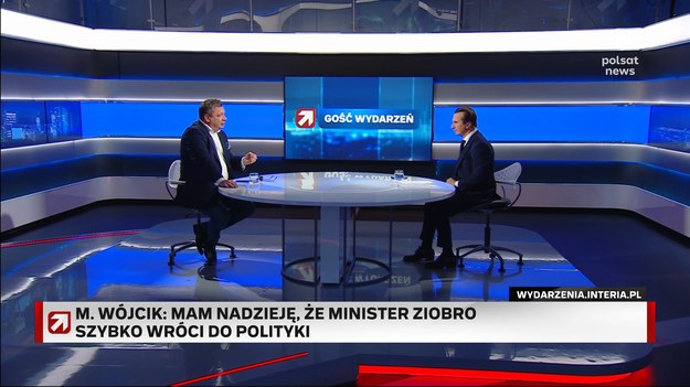 W ramach połączenia PiS i Suwerennej Polski Michał Wójcik został wiceprezesem partii do czasu powrotu Zbigniewa Ziobry do polityki. W "Gościu Wydarzeń" był pytany o ramy czasowe tego wydarzenia. - Pan minister Zbigniew Ziobro będzie poddany badaniom obrazowym w listopadzie. Wówczas zostanie sprawdzone jak cały proces leczenia przebiegał, czy wszystko jest w porządku, czy nie. Mam nadzieję, że szybko powróci do polskiej polityki - wskazał Wójcik.