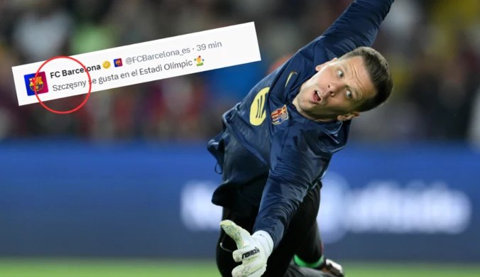 Szczęsny wyszedł na boisko, Barcelona natychmiast reaguje. Pierwszy "popis" Polaka