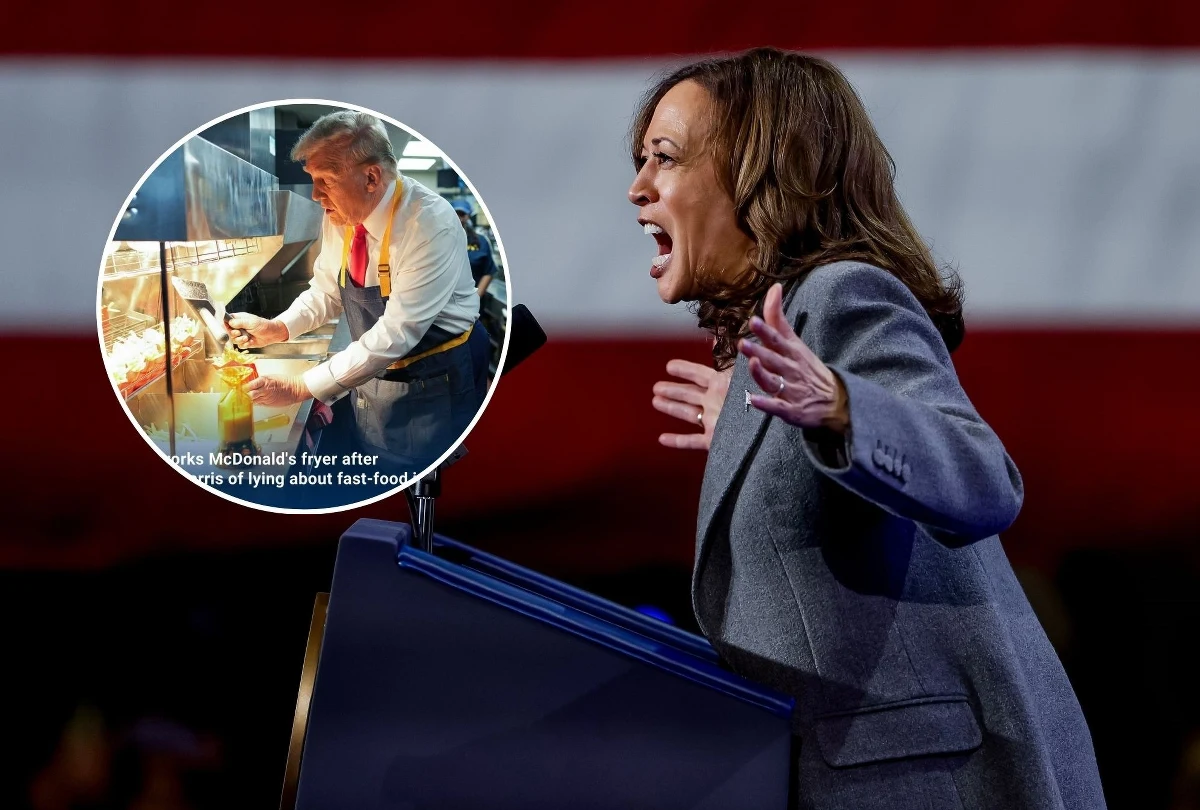 Donald Trump odwiedził restaurację McDonald's na przedmieściach Filadelfii, gdzie smażył frytki i obsługiwał kasę drive-thru. Tymczasem Kamala Harris wystąpiła w afroamerykańskim kościele w Georgii, gdzie świętowała 60. urodziny u boku Steviego Wondera.