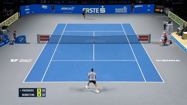 Skrót meczu Marton Fucsovics - Matteo Berrettini.