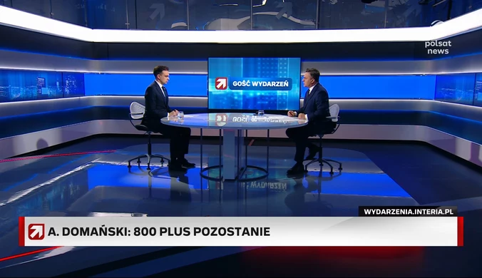 Domański: Do końca kadencji Sejmu program 800 plus nie zostanie absolutnie zlikwidowany