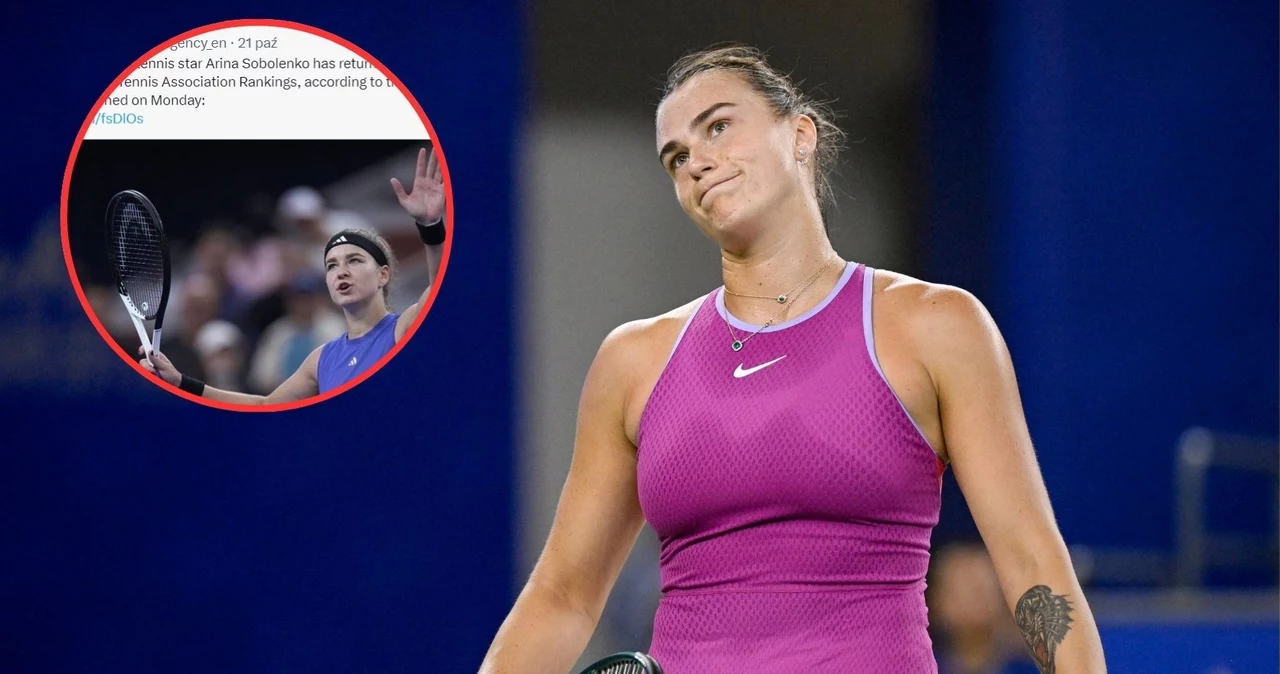 Aryna Sabalenka i Karolina Muchova (na małym zdjęciu)