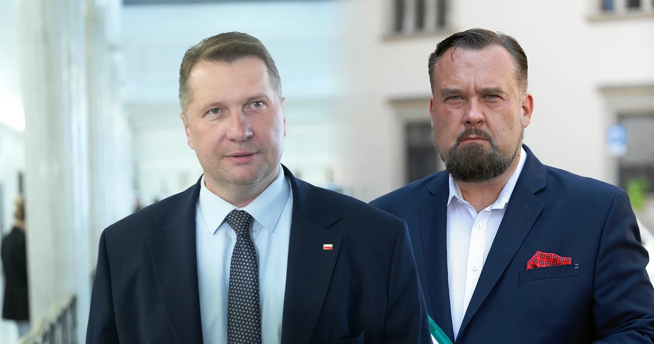 Przemysław Czarnek i Dominik Jaśkowiec