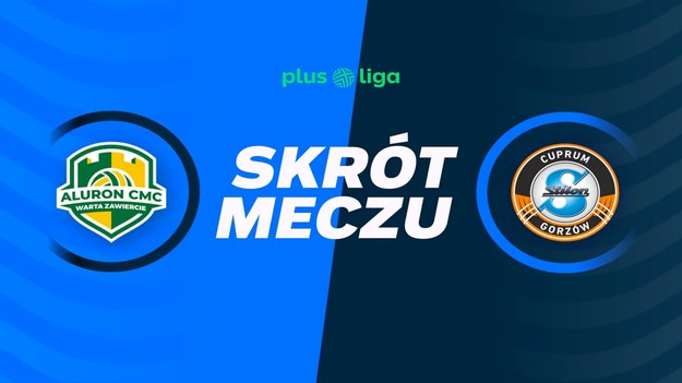 Skrót meczu Aluron CMC Warta Zawiercie - Cuprum Stilon Gorzów.