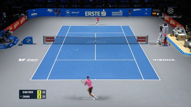 Skrót meczu Grigor Dimitrov - Zhizhen Zhang.