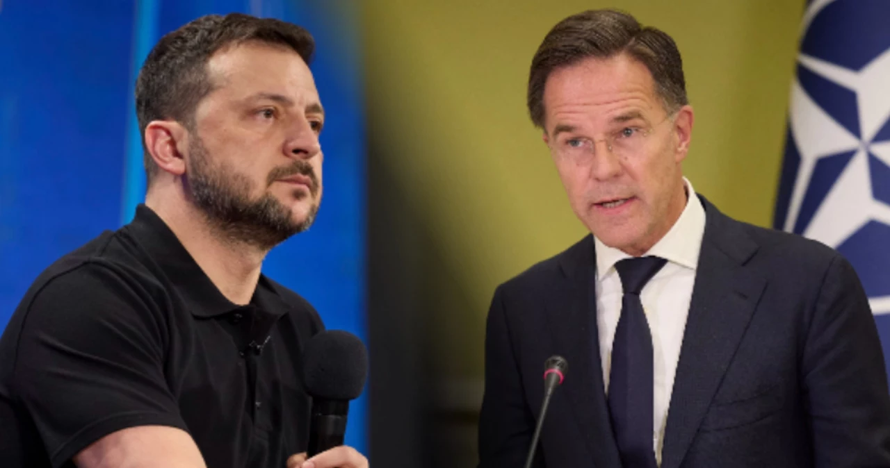 W oczekiwaniu na zaproszenie Ukrainy do NATO. Wołodymyr Zełenski i Mark Rutte