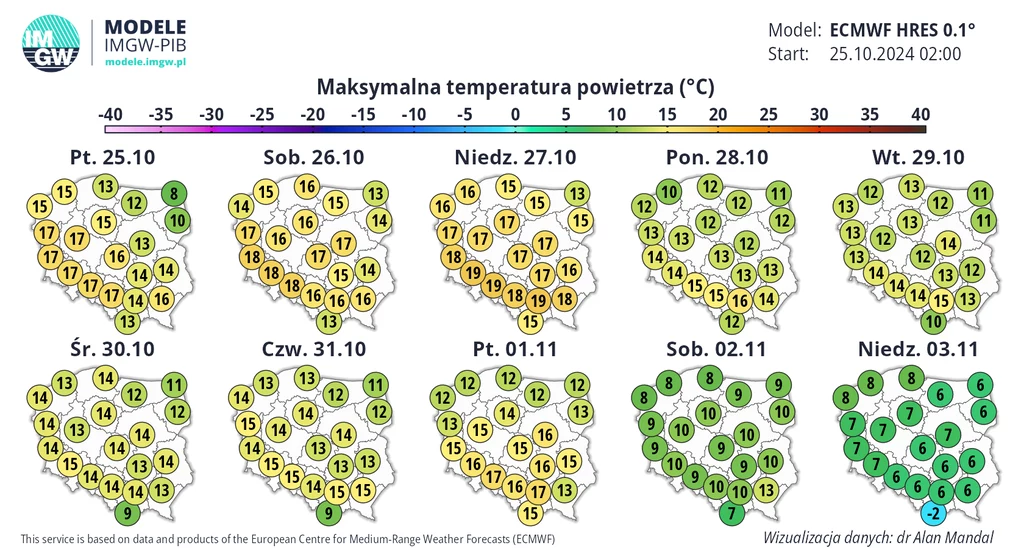 Wszystkich Świętych 2024: Szykuje się ciepły dzień, z deszczami na północy kraju