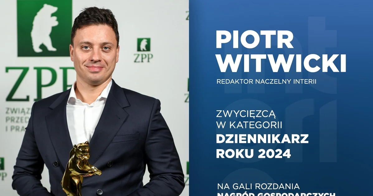 Piotr Witwicki z nagrodą Dziennikarza Roku 2024