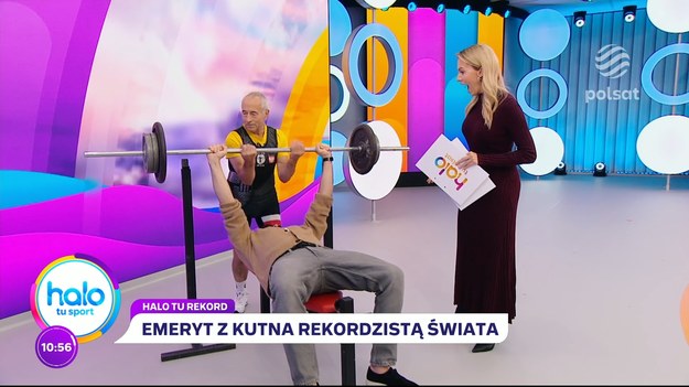 W "halo tu polsat" pojawił się niezwykle utalentowany sportowiec. Antoni Kaliński ma 71 lat, ale nadal zdobywa złote medale i jest w świetnej formie. Sportowiec opowiedział w programie o swoim kolejnym, wielkim sukcesie. Udało mu się pobić rekord świata w wyciskaniu na ławeczce.