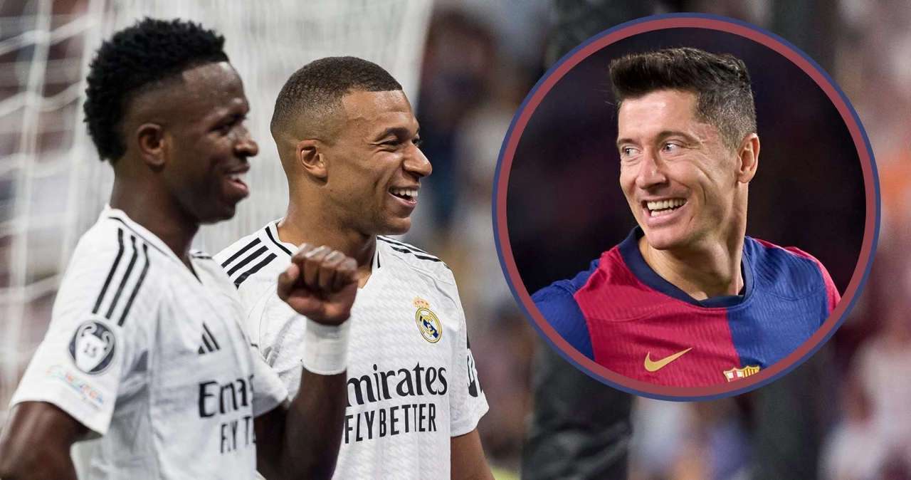 Vinicius i Kylian Mbappe / Robert Lewandowski