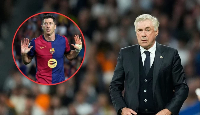 Do El Clasico zostały godziny, Ancelotti zapowiada specjalny plan. "Lewy" może zostać zaskoczony