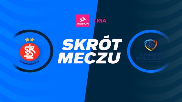 Skrót meczu ŁKS Commercecon Łódź - LOTTO Chemik Police.