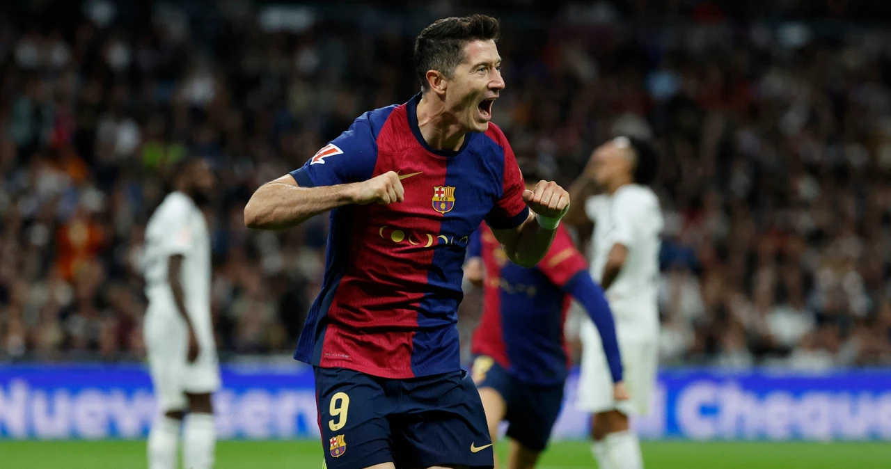 Robert Lewandowski ustrzelił dublet w El Clasico