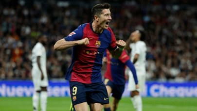 El Clasico: Lewandowski znów został bohaterem Barcelony