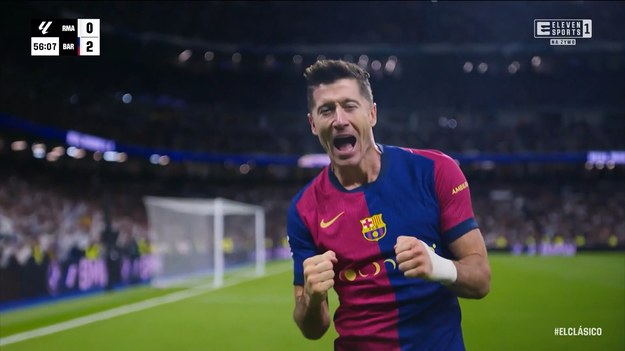 FC Barcelona pokonała Real Madryt w starciu El Clasico. Od pierwszych minut mecz dostarczał niesamowitych emocji i groźnych akcji. Pierwszy gol padł dopiero w 54. minucie, a jego autorem był Robert Lewandowski. Chwilę później Polak podwyższył wynik efektownym uderzeniem głową, umacniając Barcelonę na drodze do zwycięstwa. Wynik spotkania w końcówce przypieczętowali Lamine Yamal i Raphinha. Zobacz skrót meczu.
