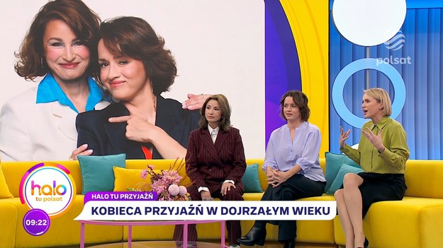 O tym, jak trudne bywa godzenie bycia mamą i aktorką, a także o sile kobiecej przyjaźni w studio "halo tu polsat" rozmawiają dziś dwie znakomite aktorki - Joanna Brodzik i Katarzyna Maciąg, a także Karolina Lea Jarmołowicz - psycholożka i psychoterapeutka.