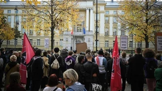 Protest przed kancelarią premiera. "Straszenie migracją wzmacnia Białoruś"