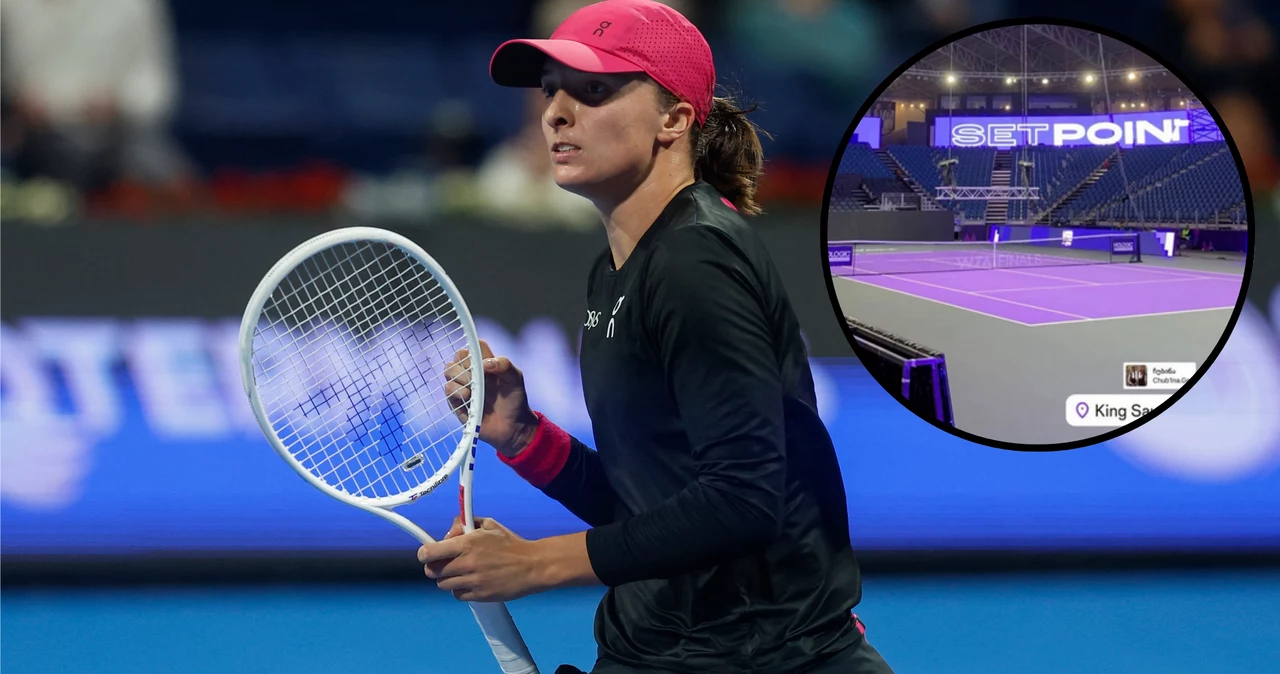 Iga Świątek wie już jak wygląda kort w Rijadzie, na którym zagra w WTA Finals