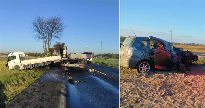 Mężczyzna zginął w wypadku pod Bełchatowem. Wcześniej życie straciła jego żona