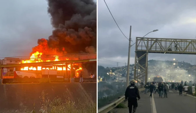 Tragiczne w skutkach starcie kibiców. Autobus w ogniu, nie żyje jedna osoba