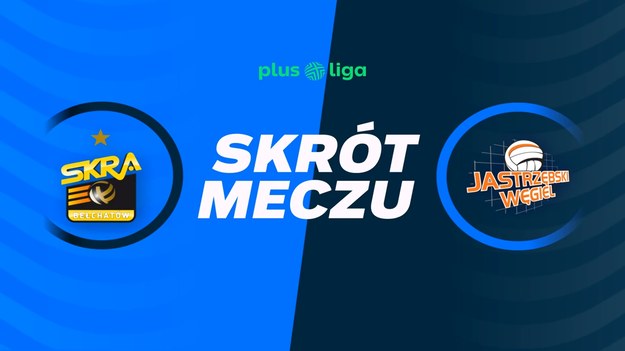 Skrót meczu PGE GiEK Skra Bełchatów - Jastrzębski Węgiel.