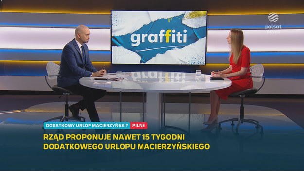 Aż do 15 tygodni dodatkowego urlopu będą mogli dostać rodzice wcześniaków, jeśli pomysł forsowany przez szefową resortu pracy, rodziny i polityki społecznej wejdzie w życie. Agnieszka Dziemianowicz-Bąk w studiu "Graffiti" tłumaczyła, że to rekompensata za czas spędzony przy inkubatorze na walce o życie i zdrowie noworodka.