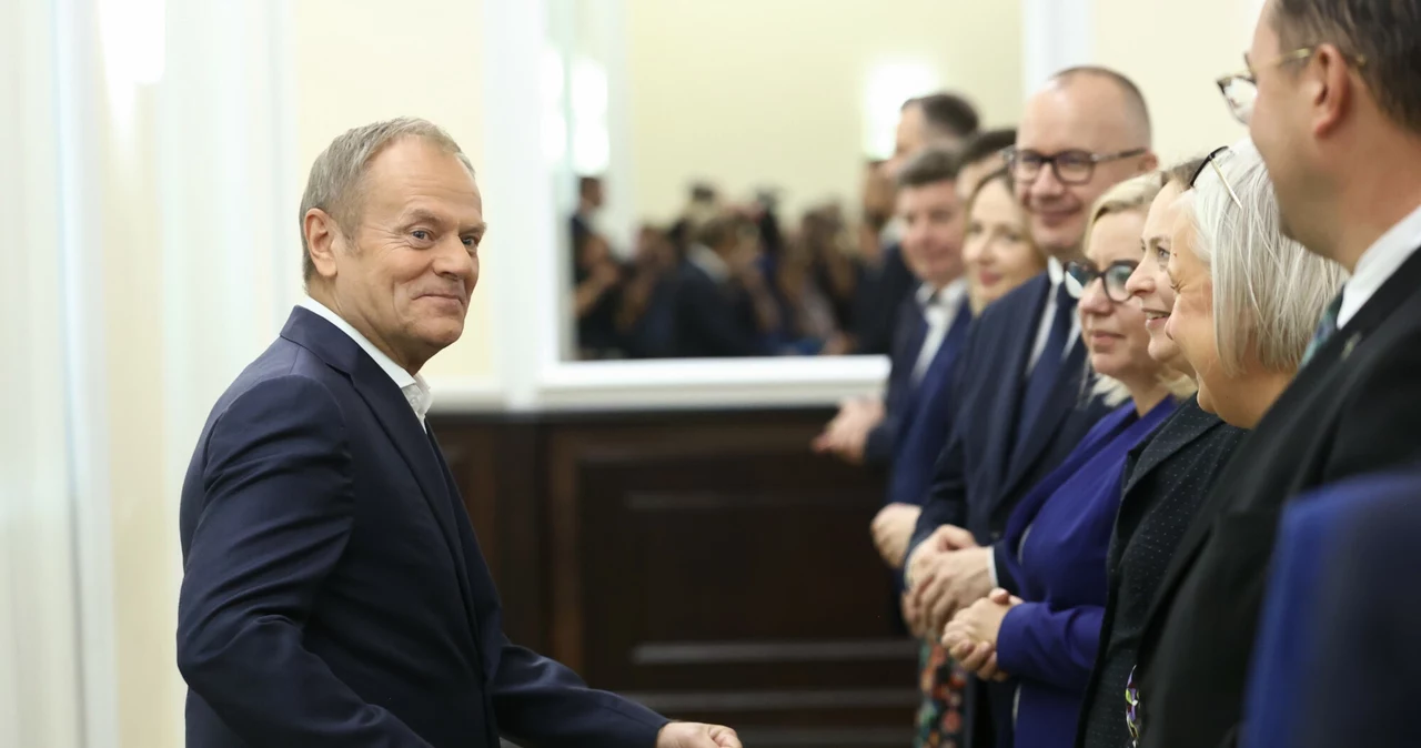 Premier Donald Tusk na posiedzeniu Rady Ministrów