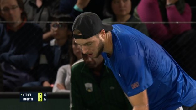 Skrót meczu Jan-Lennard Struff - Lorenzo Musetti.