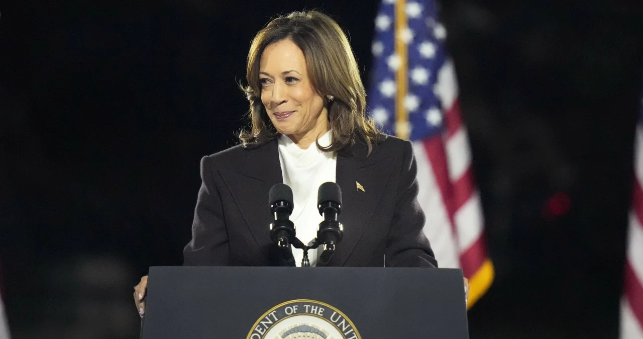 Wybory prezydenckie w USA. Kamala Harris na wiecu w Waszyngtonie 