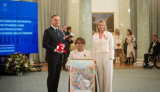 „Przedłużenie pięknego snu”. Prezydent odznaczył paralimpijczyków i trenerów 