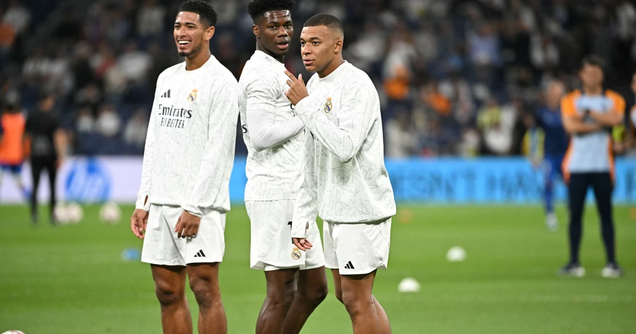 Jude Bellingham, Aurelien Tchouameni i Kylian Mbappe