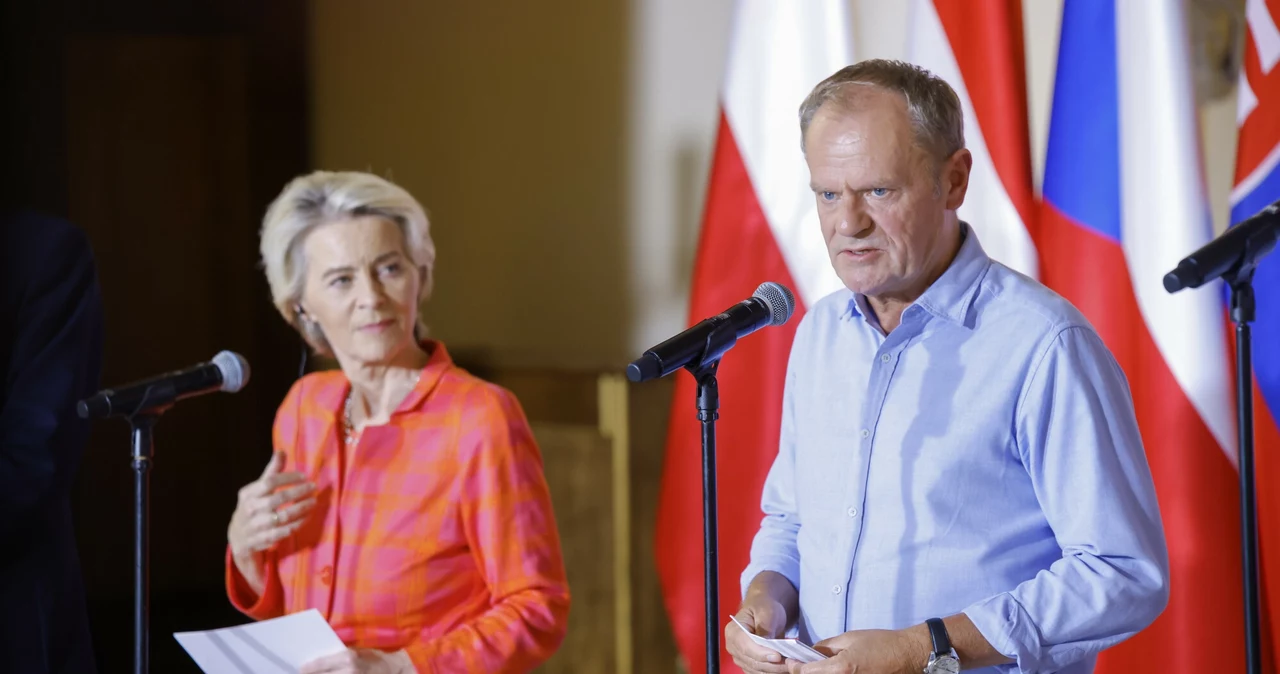 Ursula von der Lehen i Donald Tusk