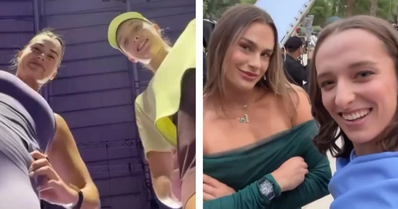 Iga Świątek i Aryna Sabalenka