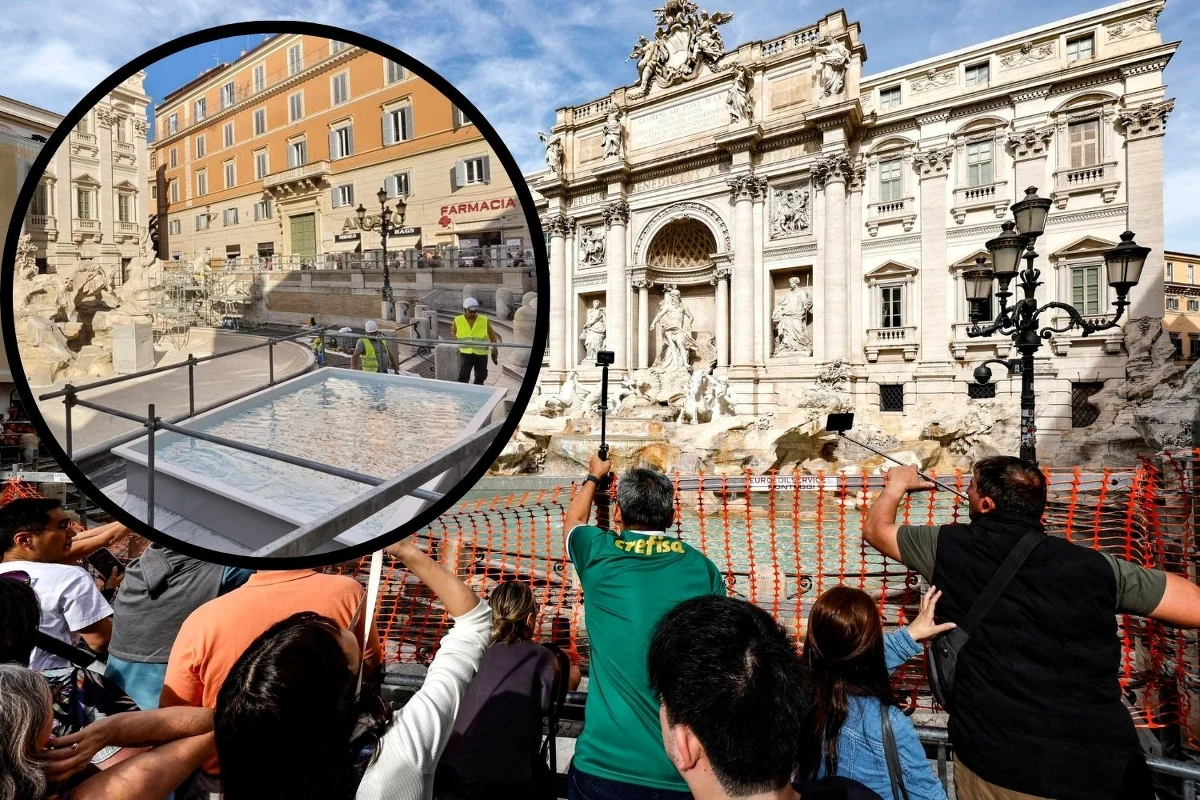 Przy rzymskiej fontannie di Trevi w Rzymie zamontowano mały basen, do którego turyści mogą wrzucać monety, co jest tradycyjnym zwyczajem w tym miejscu. W fontannie obecnie nie ma wody z powodu prowadzonych tam prac.