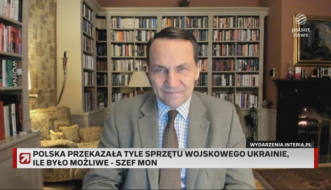 Sikorski w "Gościu Wydarzeń": Z sojusznikami podejmiemy decyzję co zrobimy z Ławrowem