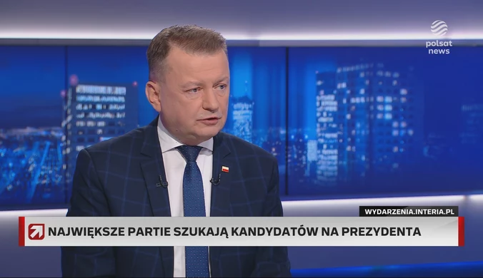 Błaszczak w "Gościu Wydarzeń": Znaczenie ma to, czy system zostanie domknięty