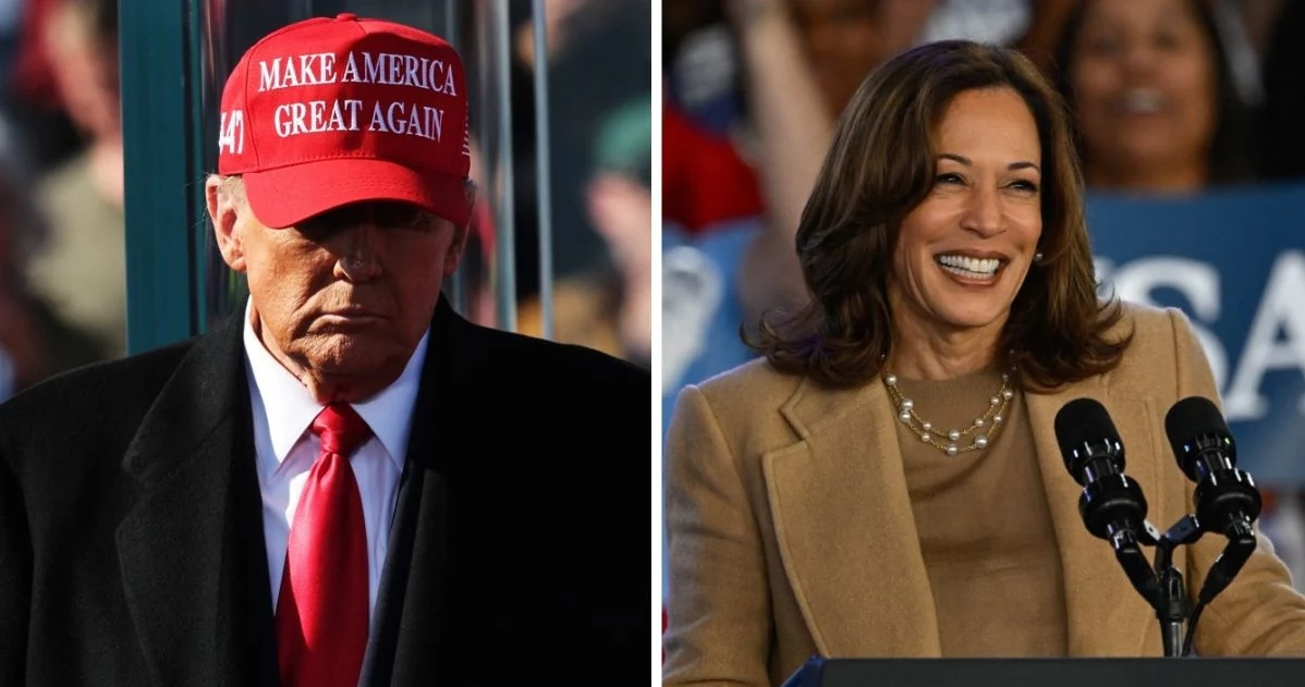 Kamala Harris i Donald Trump walczą o ostatnie głosy w wyborach