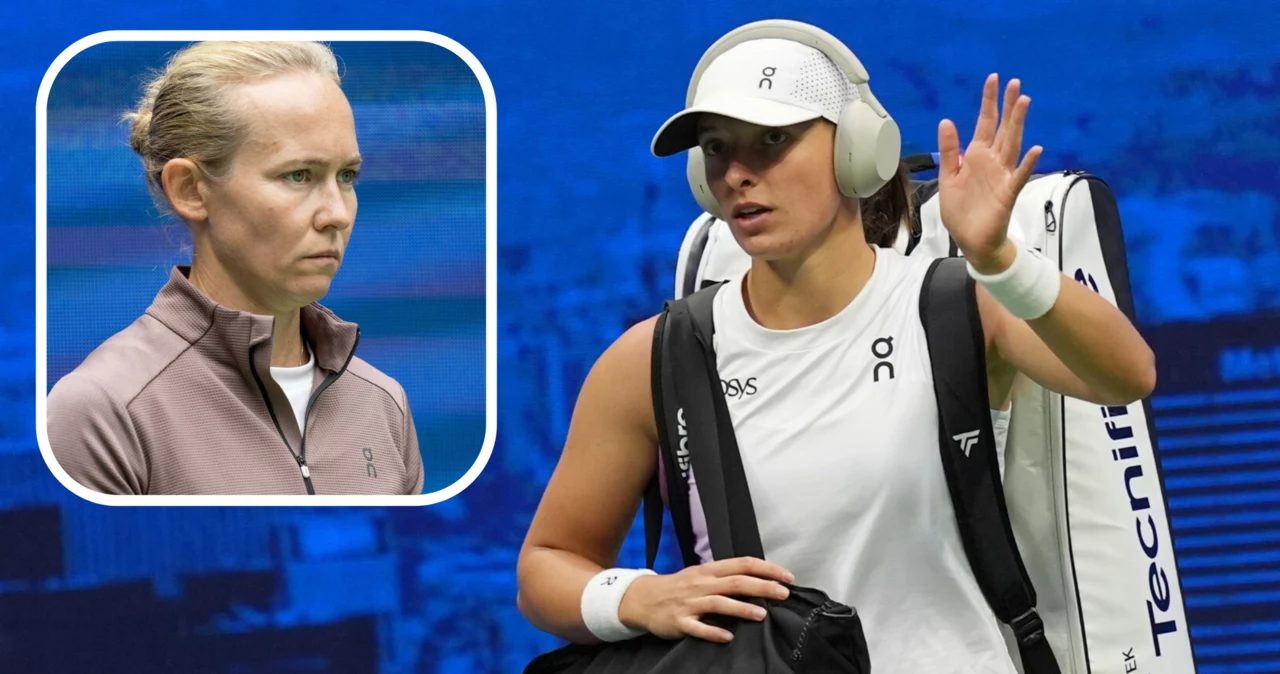 Tenis. Na zdjęciu Daria Abramowicz oraz Iga Świątek