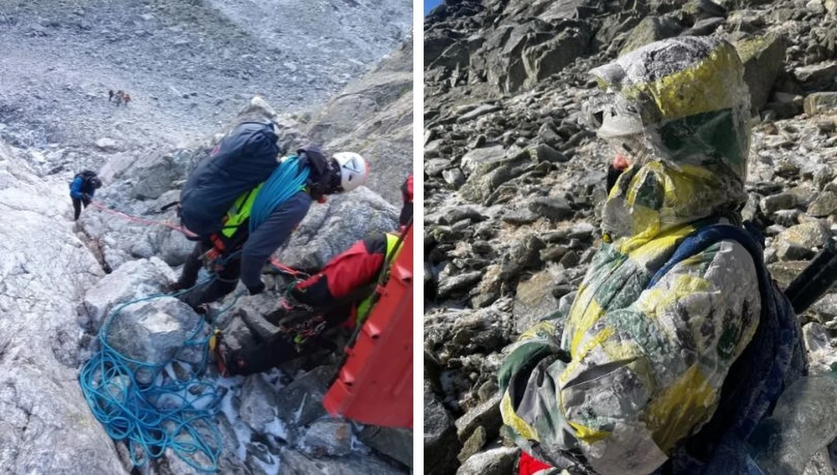 Znamy więcej szczegółów sobotniego wypadku pod Gerlachem, w którym zginął 36-letni Polak, a trójkę jego towarzyszy uratowano w ostatniej chwili. Okazało się, że Polacy poznali się kilka dni wcześniej przez internet i umówili się na ryzykowną wspinaczkę. Nie mieli ze sobą żadnego sprzętu taternickiego, a jedynie kaski.