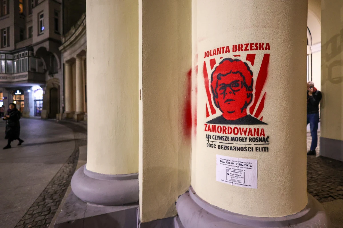 Prokuratura Regionalna w Gdańsku poinformowała o umorzeniu śledztwa ws. śmierci Jolanty Brzeskiej - działaczki Warszawskiego Stowarzyszenia Lokatorów. Spalone zwłoki kobiety znaleziono w marcu 2011 r. w Parku Kultury w Powsinie. 