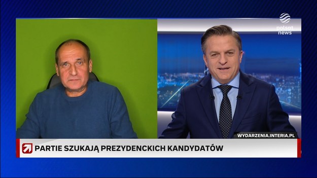 Paweł Kukiz zapytany został o przyszłoroczne wybory prezydenckie w Polsce. Jego zdaniem "polskie społeczeństwo jest ogłupione i podzielone na dwie grupy". - Powiedzmy, że 20 proc. Polaków wie o co chodzi, zmienić ustrój i zasady gry. Kolejne 30 proc. - powiem brzydko - ma wywalone na wszystko. A te 50 proc. podzielone na tych, którzy się bija o to, czy płaską Ziemię niosą wieloryby czy wielbłądy. I to jest na takiej zasadzie - mówił. Sam polityk oczekuje prezydenta, który będzie chciał uczynić z Polaków prawdziwych właścicieli państwa. Rymanowski przypomniał, że dziewięć lat temu Kukiz sam próbował swoich szans w walce o Pałac Prezydencki i zapytał, czy widzi dzisiaj na horyzoncie, "kogoś kogo można nazwać trzecim, nieoczywistym wyborem"? - Pańska koleżanka, która zaprosiła widzów do oglądania naszej rozmowy - odparł poseł. - Ale z tego co wiem, nie ma mowy o starcie mojej koleżanki - zaznaczył prowadzący. W poniedziałek umorzone zostało śledztwo ws. śmierci Jolanty Brzeskiej. Chodzi o zdarzenie sprzed niemal 14 lat, gdy w warszawskim Parku Kultury znaleziono zwęglone ciało kobiety walczącej o prawa lokatorów. - To jest skandal. Nie mam co do tego wątpliwości. Ja czekam w tej chwili na umorzenie postepowań przeciwko panu Nowakowi, panu Gawłowskiemu itd. Oni się po prostu moszczą w starych układach w jakich byli - tłumaczył. Zaznaczył: ja nie twierdzę, że ktoś zabił panią Brzeską.