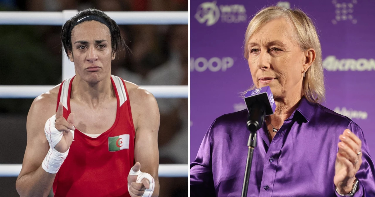 Imane Khelif i Martina Navratilova