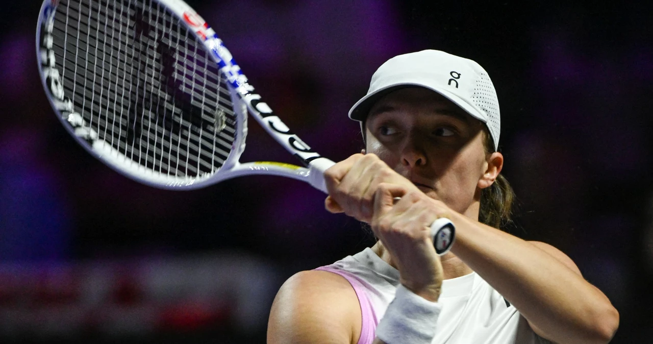 Iga Świątek podczas WTA Finals