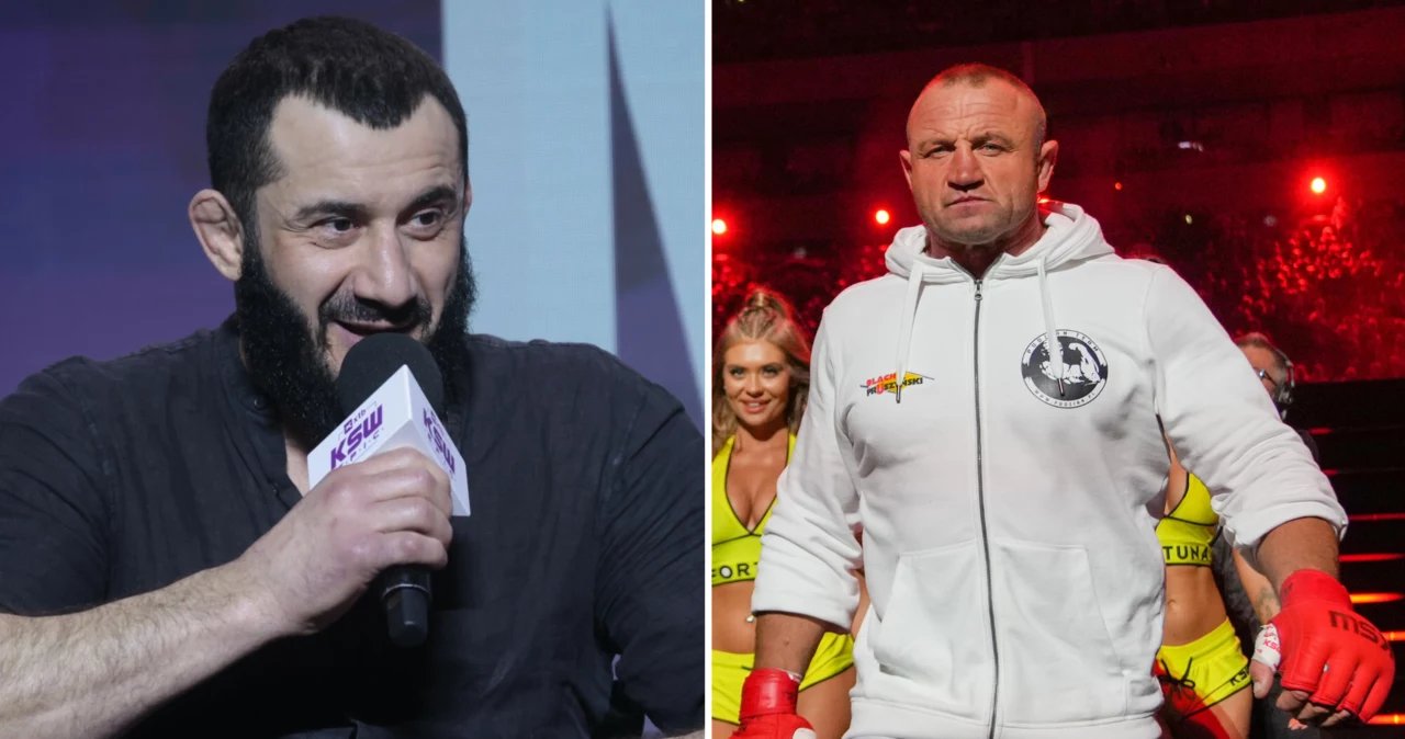 Mamed Chalidow (z lewej) zawalczy w walce wieczoru KSW 100. Tuż przed galą wycofał się Mariusz Pudzianowski (z prawej)