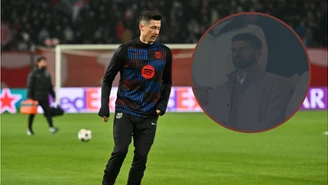 Legenda przyjechała podglądać Lewandowskiego. Wyjątkowy gość na meczu Polaka